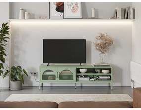 Маса за телевизор в цвят мента 160x50 cm Diora – Marckeric