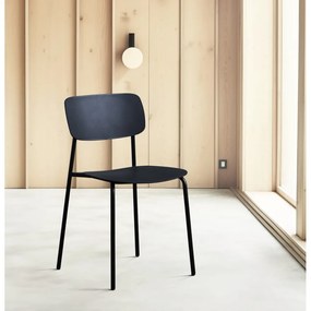 Черни трапезни столове в комплект от 2 бр. Kirkland – Unique Furniture