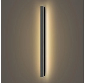 Brilagi - LED външно стенно осветително тяло LINEAR LED/22W/230V 3000K IP65 черен
