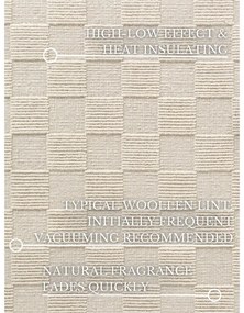 Кремав ръчно изработен вълнен килим 160x230 cm Scala – Villeroy&amp;Boch