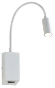 Redo 01-1193 - LED Гъвкав малко лампа HELLO LED/3W/230V бял