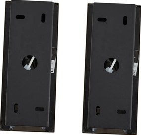 Комплект от 2 модерни стенни лампи черни с LED - Plaza