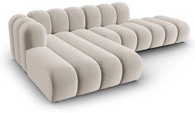 Бежов ъглов диван (ляв ъгъл) Lupine – Micadoni Home