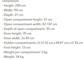 Кремав шкаф за книги от борова дървесина 90x200 cm Miller - WOOOD