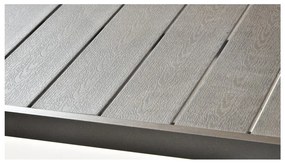 Градински комплект за хранене за 4 лица с черен стол Joanna и маса Viking, 90 x 150 cm Viking &amp; Joanna - Bonami Selection