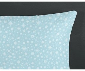 Синьо единично фланелено спално бельо 140x200 cm Seppo – HIP