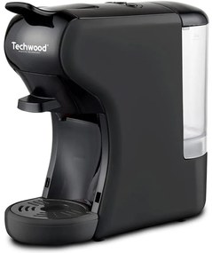 Кафемашина за 2 вида капсули Techwood TCA-196N, Dolce Gusto и Nespresso,19 бара, 1450W, Черен