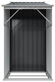 Градинска барака антрацит 277x93x179 см поцинкована стомана