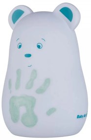 BABY ART Преносима лампа мече с отпечатък с боички