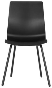 Черни пластмасови градински столове в комплект от 2 броя Sophie Rondo Wave - Hartman