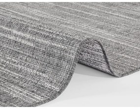 Сив външен килим с протектор 250x80 cm Gemini - Elle Decoration