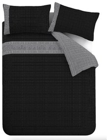 Черно единично спално бельо 135x200 cm Artemis - Catherine Lansfield