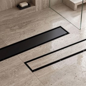 Линеен сифон REA Neox pro Black 90
