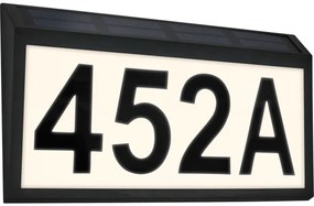 Briloner 3797015 - Соларен LED къщен номер LED/0,5W/1,2 IP44