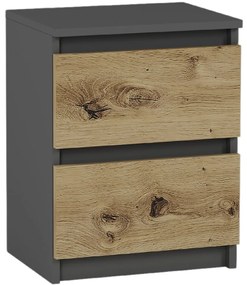 Стилно нощно шкафче 40 x 30 cm - R2 artisan mix antracit