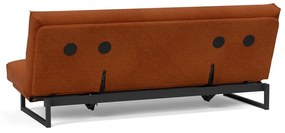 Оранжев сгъваем диван от рипсено кадифе 200 cm Fraction – Innovation