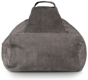 Детски пуф от рипсено кадифе в цвят горчица Game Amuse – SLOWDOWN