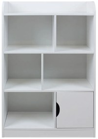 GINGER HOME Органайзер/етажерка 4 нива + вратичка WHITE