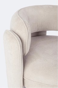 Бежово кресло Aisha – Bizzotto