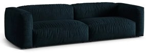 Тъмносин кадифен модулен диван 320 cm Martina – Micadoni