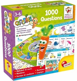 Игра Възпитание на Деца Lisciani Giochi Carotina 1000 Questions