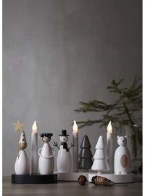 Бяла коледна светлинна украса Christmas Joy – Star Trading