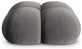 Сива кадифена табуретка Loretto – Cosmopolitan Design