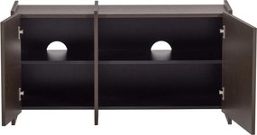 Тъмнокафява маса за телевизор от декор от ясен 102x53x44 cm Brock – WOOOD