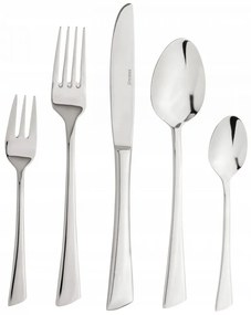 Комплект прибори за хранене Kinghoff KH 3520, 72 части, За 12 човека, Куфар, Неръждаема стомана, Сребрист