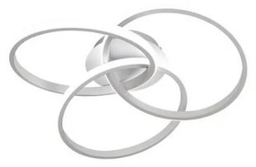 LED Димируем плафон LED/70W/230V 3000-6500K бял + дистанционно управление