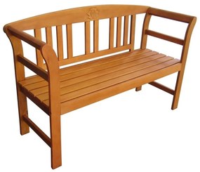 Кафява градинска пейка от масивно дърво San Jose – Garden Pleasure