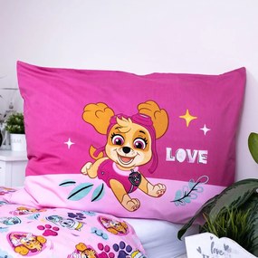 Единично детско спално бельо от микрофибър 140x200 cm Paw Patrol – Jerry Fabrics