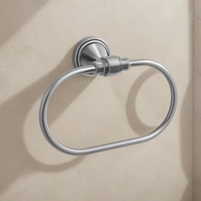 RING 16101 Aristo четкана никелова закачалка за баня