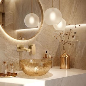 Смесител за вграждане REA Arlo Brush Gold