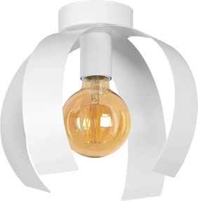 Плафон ПЕТРА, бял, 1xE27