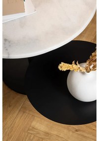 Бяла кръгла масичка за кафе ø 60 cm Lahti – Actona