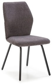 Тъмносиви трапезни столове в комплект от 4 Pol - Marckeric