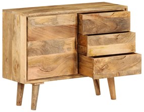 246789 vidaXL Шкаф, мангово дърво масив, 90x30x69 см