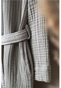 Сива муселинова хавлия размер S/M Kimono – Foutastic