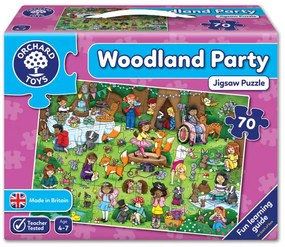 Детски пъзел, Orchard Toys, Дървесно парти, 70 части