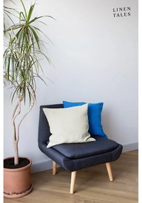 Бяла ленена калъфка за възглавница , 45 x 45 cm - Linen Tales