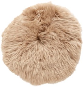 Възглавница за стол от овча кожа ø 38 cm Prim – Hübsch