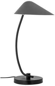 Черна настолна лампа с метален абажур (височина 50 cm) Nisella – Bloomingville