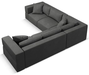 Тъмносив променлив ъглов диван Esther – Milo Casa