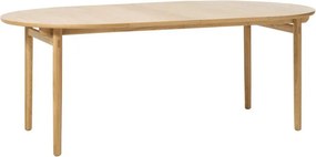 Кръгла сгъваема маса за хранене от дъб ø 120 cm Carno - Unique Furniture