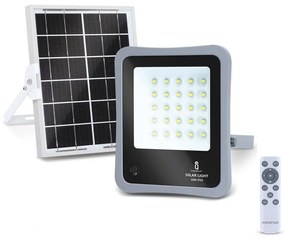 Aigostar - LED соларен прожектор 30W, 3,2V, IP67, димер, с дистанционно