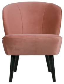 Фотьойл от розово кадифе Sara - WOOOD