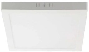 LED Плафониера LED/24W/230V 4000K 28,7x28,7 см бял