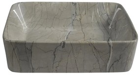 Сива керамична мивка 47,5x37,5 cm Dalma – Sapho