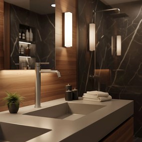 Смесител за мивка Rea Foster Brush Nickel High